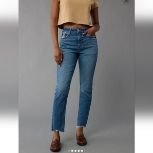 American Eagle Outfitters Blue Ankle Jeans